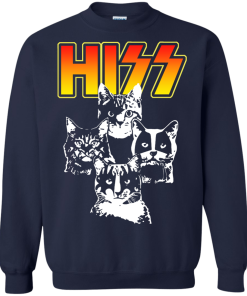 Hiss Kiss Cats Kittens Rock t-shirt,tank,sweater,hoodie,long sleeve