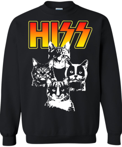 Hiss Kiss Cats Kittens Rock t-shirt,tank,sweater,hoodie,long sleeve