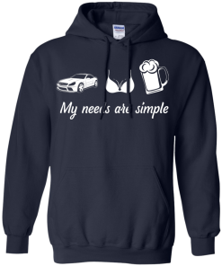 My needs are simple - Camaro - Boob - Beer t-shirt,tank,hoodie,sweater