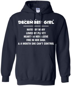 December girl - hated by many - loved by plenty - heart on her sleeve t-shirt,tank,hoodie,sweater