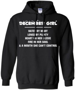 December girl - hated by many - loved by plenty - heart on her sleeve t-shirt,tank,hoodie,sweater