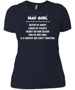 May girl - hated by many - loved by plenty - heart on her sleeve t-shirt,tank,hoodie,sweater