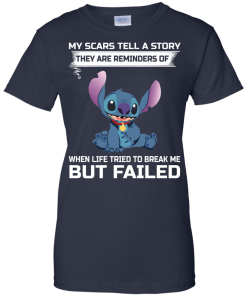 Stitch shirts - My scars tell a story they are reminders of unisex t-shirt, tank, hoodie, sweater
