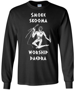 Skyrim - Smoke Skooma Worship Daedra unisex t-shirt, tank, hoodie, sweater