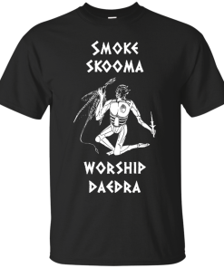 Skyrim - Smoke Skooma Worship Daedra unisex t-shirt, tank, hoodie, sweater