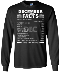 December Guy Facts t-shirt, tank, hoodie, sweater, long stevee