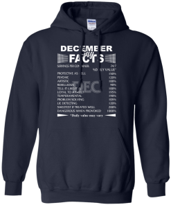 December Guy Facts t-shirt, tank, hoodie, sweater, long stevee