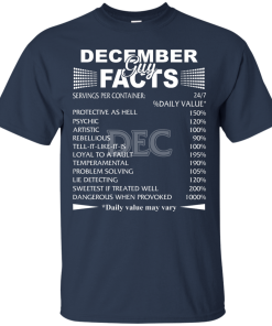 December Guy Facts t-shirt, tank, hoodie, sweater, long stevee