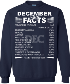 December Guy Facts t-shirt, tank, hoodie, sweater, long stevee
