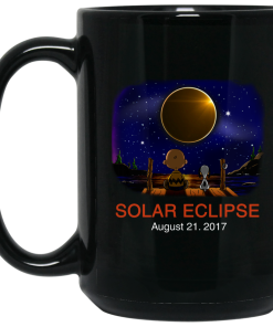 Snoopy and Charlie Brown: Solar Eclipse 2017 mugs