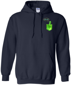 Pickle Rick (pocket) shirts, tank, hoodie
