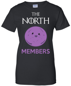 The north members t-shirt, v-neck, tank, hoodie