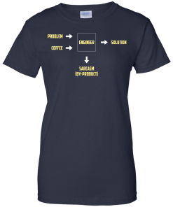 Engineering Sarcasm By-product t-shirt, v-neck, tank, hoodie