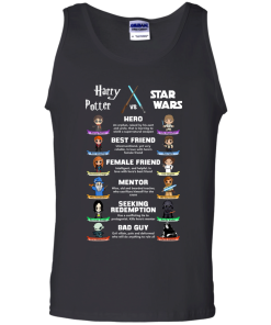 Harry Potter vs Star Wars unisex t-shirt, tank, hoodie, long sleeve