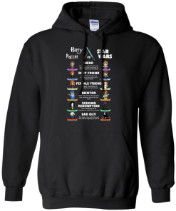 Harry Potter vs Star Wars unisex t-shirt, tank, hoodie, long sleeve