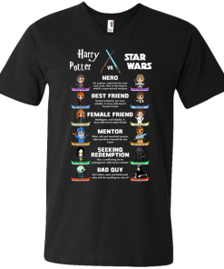 Harry Potter vs Star Wars unisex t-shirt, tank, hoodie, long sleeve