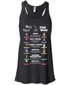 Harry Potter vs Star Wars unisex t-shirt, tank, hoodie, long sleeve