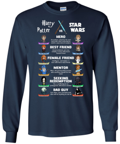Harry Potter vs Star Wars unisex t-shirt, tank, hoodie, long sleeve