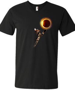Cat Total Solar Eclipse tshirt, vneck, tank, hoodie