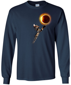 Cat Total Solar Eclipse tshirt, vneck, tank, hoodie