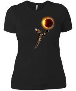 Cat Total Solar Eclipse tshirt, vneck, tank, hoodie