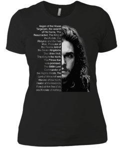 Jon Snow: Aegon of the house Targaryen tshirt, tank, hoodie