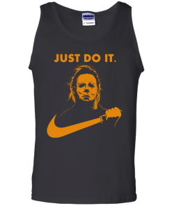 Michael Myers Halloween Just Do It (Orange Design) tshirt, vneck, tank, hoodie