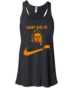 Michael Myers Halloween Just Do It (Orange Design) tshirt, vneck, tank, hoodie