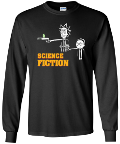 Science Fiction Rick and Morty Pulp Fiction tshirt, tank, hoodie