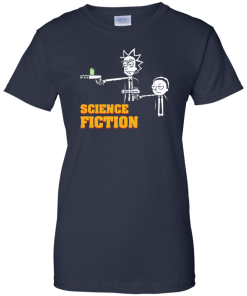 Science Fiction Rick and Morty Pulp Fiction tshirt, tank, hoodie