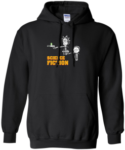 Science Fiction Rick and Morty Pulp Fiction tshirt, tank, hoodie