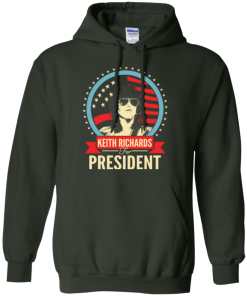Keith Richards for president 2016 t shirt & hoodies