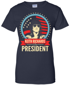 Keith Richards for president 2016 t shirt & hoodies