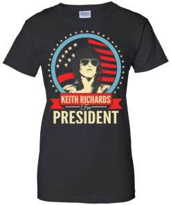 Keith Richards for president 2016 t shirt & hoodies