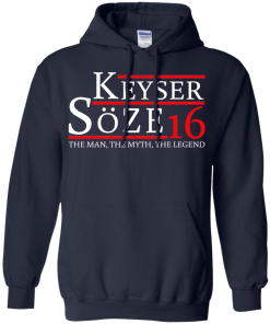 Keyser Soze for president 2016 t shirt & hoodies