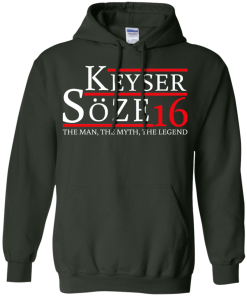 Keyser Soze for president 2016 t shirt & hoodies