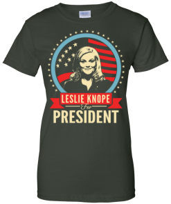 Leslie Knope for president 2016 t shirt & hoodies