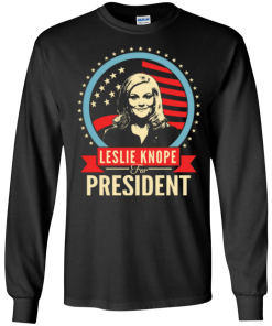 Leslie Knope for president 2016 t shirt & hoodies