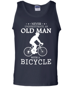 Never Underestimate An Old Man With A Bicycle T Shirt