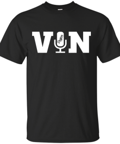 Vin Scully Microphone T Shirt, Hoodies, Tank Top. Dodgers.