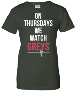 On Thursday we watch grey T-Shirt, Hoodies, Tank Top