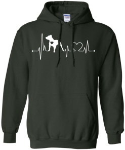 Pitbull Love Shirt - Pitbull Heart Beat T-Shirt, Hoodies, Tank Top