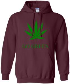 Go Green T-Shirt | Marijuana Weed Leaf | Vape Nation Shirt