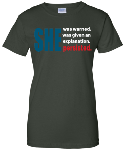 Elizabeth Warren T-Shirt | She Persisted Shirt, Hoodies, Tank