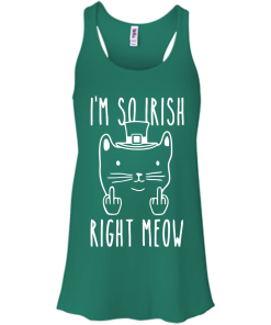 St Patrick's Day Shirt: I'm So Irish Right Meow T-Shirt