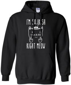 St Patrick's Day Shirt: I'm So Irish Right Meow T-Shirt