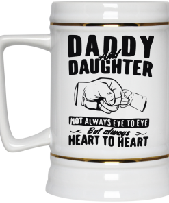 Daddy and Daughter Not Always Eye To Eye Mug