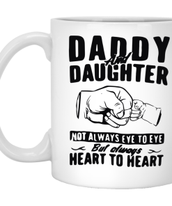Daddy and Daughter Not Always Eye To Eye Mug