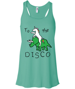 To The Disco - Unicorn Riding Triceratops T-Shirt