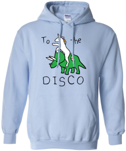 To The Disco - Unicorn Riding Triceratops T-Shirt